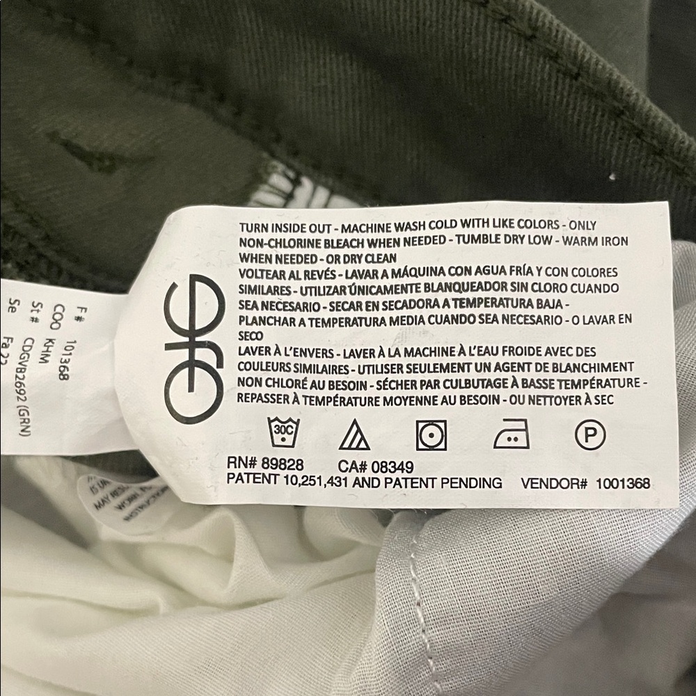 Gloria Vanderbilt Women Original Slimming Jean Amanda Size 18W Pine/Glen /Z5 - Picture 8 of 10